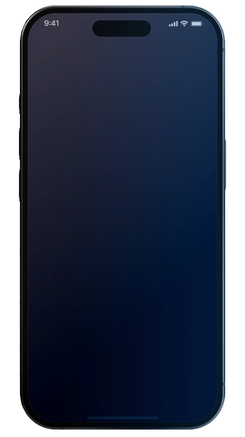 Interfaz móvil de Vista Finvora